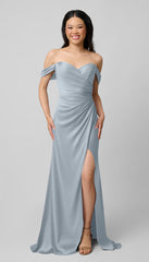 Kennedy Blue Milo Luxe Satin Bridesmaid Dress