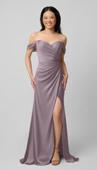 Kennedy Blue Milo Luxe Satin Bridesmaid Dress