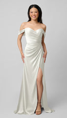 Kennedy Blue Milo Luxe Satin Bridesmaid Dress