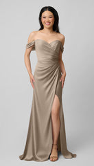 Kennedy Blue Milo Luxe Satin Bridesmaid Dress