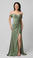 Kennedy Blue Milo Luxe Satin Bridesmaid Dress