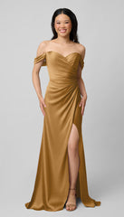 Kennedy Blue Milo Luxe Satin Bridesmaid Dress