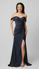 Kennedy Blue Milo Luxe Satin Bridesmaid Dress