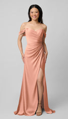 Kennedy Blue Milo Luxe Satin Bridesmaid Dress