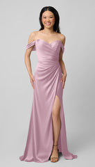 Kennedy Blue Milo Luxe Satin Bridesmaid Dress