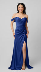 Kennedy Blue Milo Luxe Satin Bridesmaid Dress