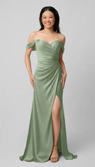 Kennedy Blue Milo Luxe Satin Bridesmaid Dress