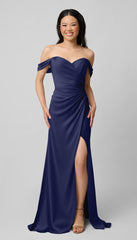 Kennedy Blue Milo Luxe Satin Bridesmaid Dress