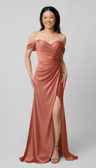 Kennedy Blue Milo Luxe Satin Bridesmaid Dress