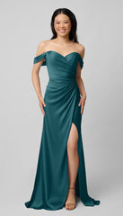 Kennedy Blue Milo Luxe Satin Bridesmaid Dress