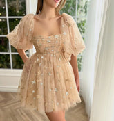 Short Formal Dress, Tulle Homecoming Dress S2567