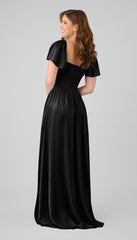 Kennedy Blue Oakley Luxe Satin Bridesmaid Dress