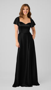 Kennedy Blue Oakley Luxe Satin Bridesmaid Dress