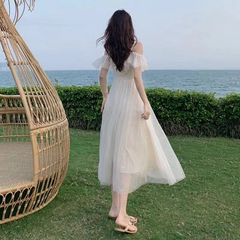 White Prom Dress, White Wedding Dress, Fairy Elegant Tulle White Prom Dress S2220