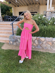 Pink Prom dress, Evening dresses, Party dress S980