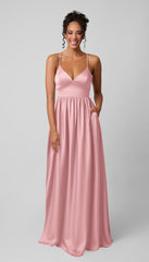 Kennedy Blue Sloane Luxe Satin Bridesmaid Dress