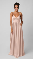 Kennedy Blue Sloane Luxe Satin Bridesmaid Dress
