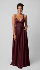 Kennedy Blue Sloane Luxe Satin Bridesmaid Dress