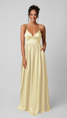Kennedy Blue Sloane Luxe Satin Bridesmaid Dress