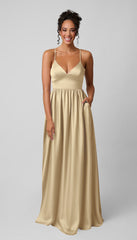 Kennedy Blue Sloane Luxe Satin Bridesmaid Dress