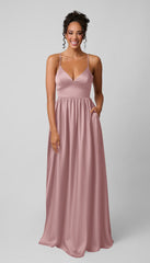 Kennedy Blue Sloane Luxe Satin Bridesmaid Dress