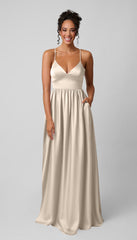 Kennedy Blue Sloane Luxe Satin Bridesmaid Dress