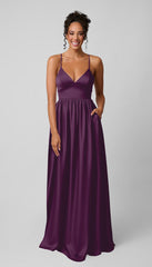 Kennedy Blue Sloane Luxe Satin Bridesmaid Dress