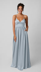Kennedy Blue Sloane Luxe Satin Bridesmaid Dress