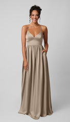 Kennedy Blue Sloane Luxe Satin Bridesmaid Dress