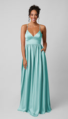 Kennedy Blue Sloane Luxe Satin Bridesmaid Dress