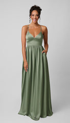 Kennedy Blue Sloane Luxe Satin Bridesmaid Dress