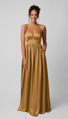 Kennedy Blue Sloane Luxe Satin Bridesmaid Dress