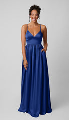 Kennedy Blue Sloane Luxe Satin Bridesmaid Dress