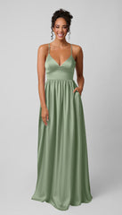 Kennedy Blue Sloane Luxe Satin Bridesmaid Dress