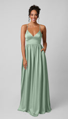 Kennedy Blue Sloane Luxe Satin Bridesmaid Dress