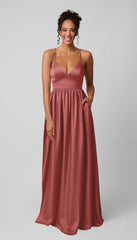 Kennedy Blue Sloane Luxe Satin Bridesmaid Dress