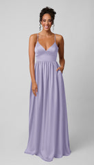 Kennedy Blue Sloane Luxe Satin Bridesmaid Dress