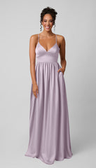 Kennedy Blue Sloane Luxe Satin Bridesmaid Dress