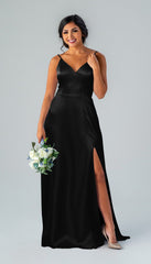 Kennedy Blue Sophie Luxe Satin Bridesmaid Dress