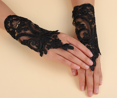 Retro Halloween European and American bride wedding dress annual meeting performance sleeves S6268