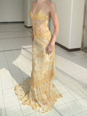 Pretty Sexy Mermaid Long Prom Dresses Formal Evening Dress    S6788