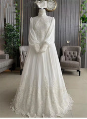 White wedding dress Long prom dress Evening Party Dress    S1183