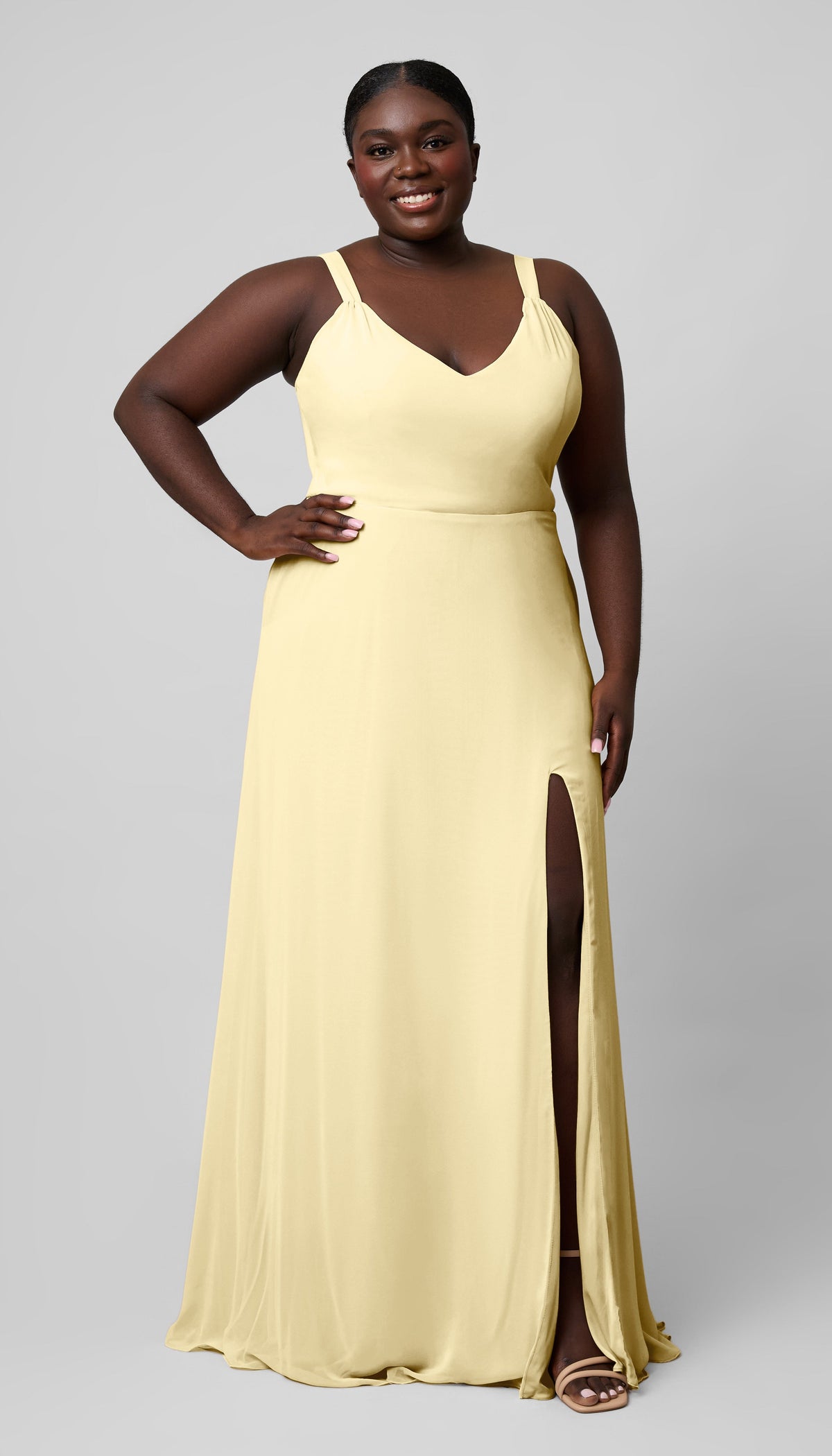 Kennedy Blue Meg Platinum Bridesmaid Dress