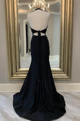 Mermaid Halter Long Prom Dress       S5266
