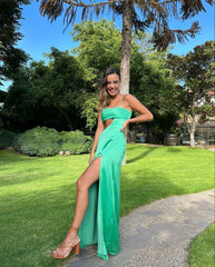 Green Formal Evening Dresses Long Prom Dresses        S3814