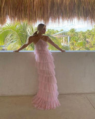 Fashion Prom Dresses, Pink Prom Dresses, Party Prom Dresses     S1501