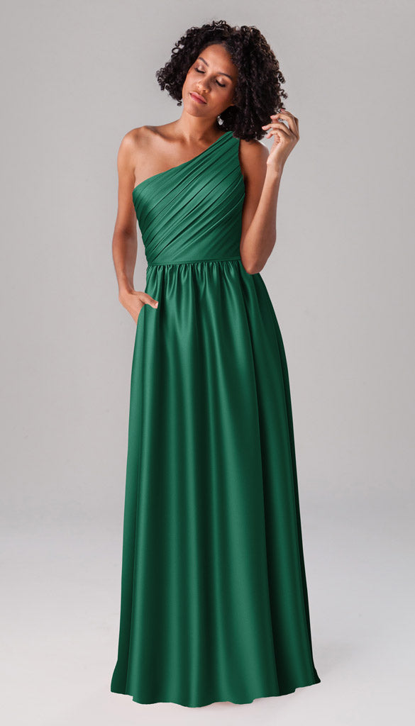 Kennedy Blue Athena Luxe Satin Bridesmaid Dress