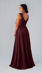 Kennedy Blue Brittany Luxe Satin Bridesmaid Dress