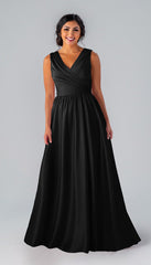 Kennedy Blue Brittany Luxe Satin Bridesmaid Dress