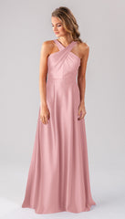 Kennedy Blue Elena Luxe Satin Bridesmaid Dress